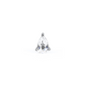 PRECIOUS WHITE TOPAZ PEAR STUD EARRING IN STERLING SILVER - EARRINGS from STELLAR 79 - Shop now at stellar79.com 