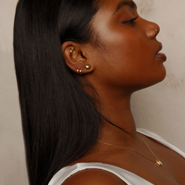 ALEX NUGGET STUD EARRING
