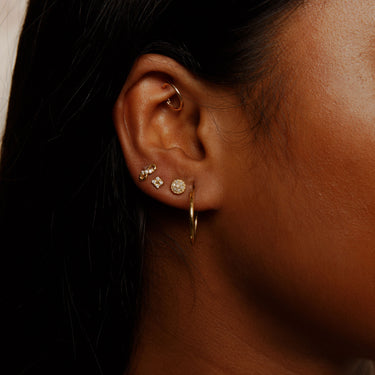 LAILA HOOPS IN 9 KARAT SOLID GOLD