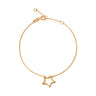 CELESTE STAR BRACELET IN 9 KARAT SOLID GOLD - BRACELETS from STELLAR 79 - Shop now at stellar79.com 
