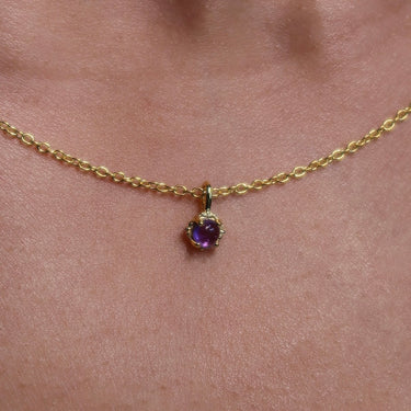 Precious Amethyst Necklace - February - NECKLACES from STELLAR 79 - Shop now at stellar79.com 