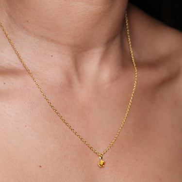 Precious Citrine Necklace - November - NECKLACES from STELLAR 79 - Shop now at stellar79.com 