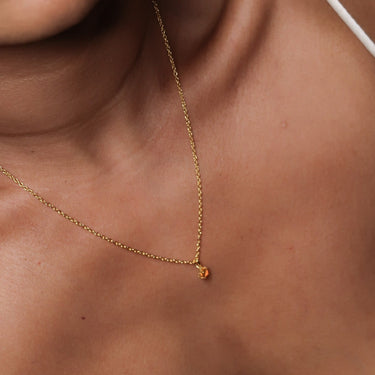 Precious Citrine Necklace - November - NECKLACES from STELLAR 79 - Shop now at stellar79.com 