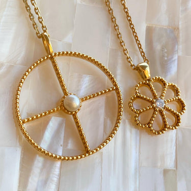 La Perle Halo Necklace - NECKLACES from STELLAR 79 - Shop now at stellar79.com 