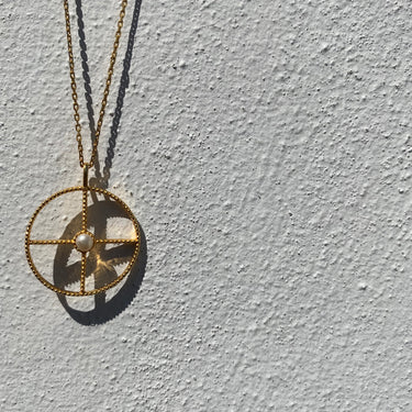 La Perle Halo Necklace - NECKLACES from STELLAR 79 - Shop now at stellar79.com 