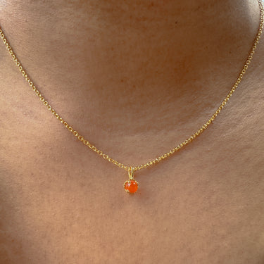 Precious Carnelian Necklace -July - NECKLACES from STELLAR 79 - Shop now at stellar79.com 