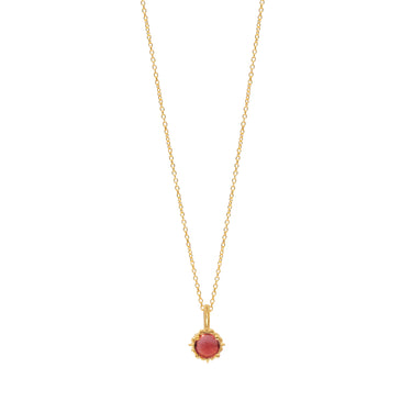 Precious Garnet Necklace - January - NECKLACES from STELLAR 79 - Shop now at stellar79.com 