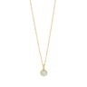 Precious Aqua Chalcedony Necklace - March - NECKLACES from STELLAR 79 - Shop now at stellar79.com 