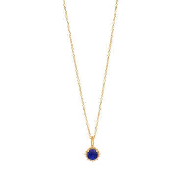 Precious Lapis Necklace - September - NECKLACES from STELLAR 79 - Shop now at stellar79.com 