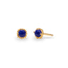 PRECIOUS LAPIS STUD EARRINGS - SEPTEMBER - EARRINGS from STELLAR 79 - Shop now at stellar79.com 