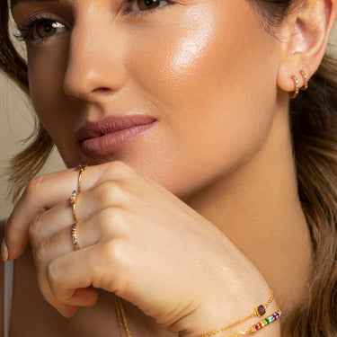 SPECTRUM SPHERE RING IN GOLD VERMEIL - RINGS from STELLAR 79 - Shop now at stellar79.com 