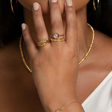 SUNCATCHER RING IN GOLD VERMEIL - RINGS from STELLAR 79 - Shop now at stellar79.com 