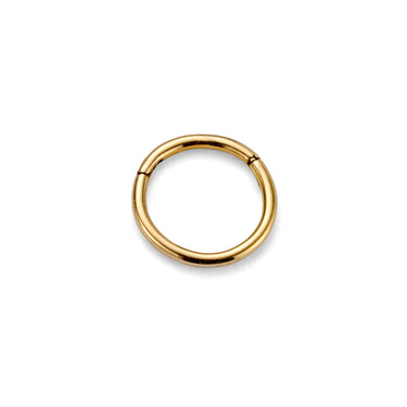 79 Small Hoop - 9 Karat Solid Gold -  from STELLAR 79 - Shop now at stellar79.com 