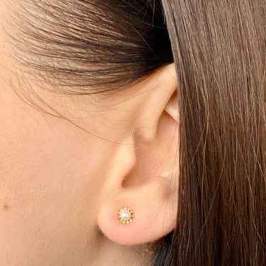 La Perle Studs - EARRINGS from STELLAR 79 - Shop now at stellar79.com 