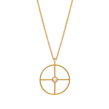 La Perle Halo Necklace - NECKLACES from STELLAR 79 - Shop now at stellar79.com 