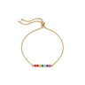 SPECTRUM BAR BRACELET IN GOLD VERMEIL - BRACELETS from STELLAR 79 - Shop now at stellar79.com 