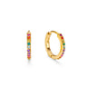 Spectrum Huggie Hoops - EARRINGS from STELLAR 79 - Shop now at stellar79.com 