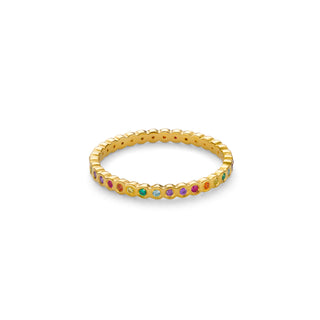 SPECTRUM SPHERE RING IN GOLD VERMEIL - RINGS from STELLAR 79 - Shop now at stellar79.com 
