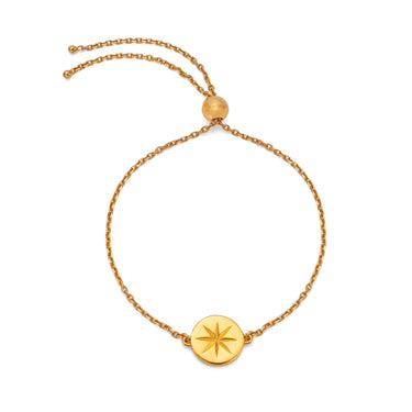 STELLAR DISC BRACELET IN GOLD VERMEIL - Bracelets from STELLAR 79 - Shop now at stellar79.com 